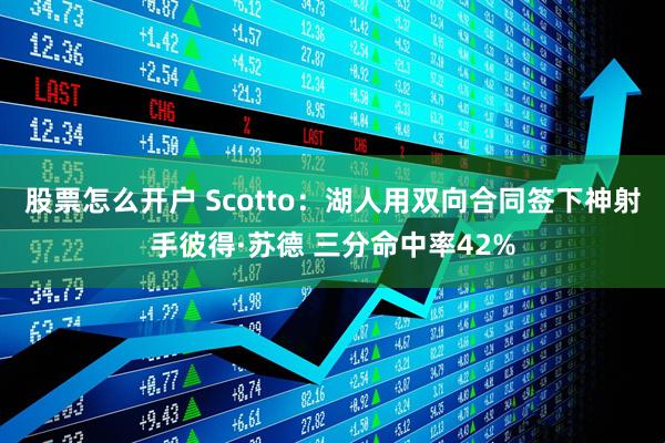 股票怎么开户 Scotto：湖人用双向合同签下神射手彼得·苏德 三分命中率42%
